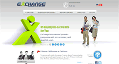 Desktop Screenshot of exchangeinternational.org